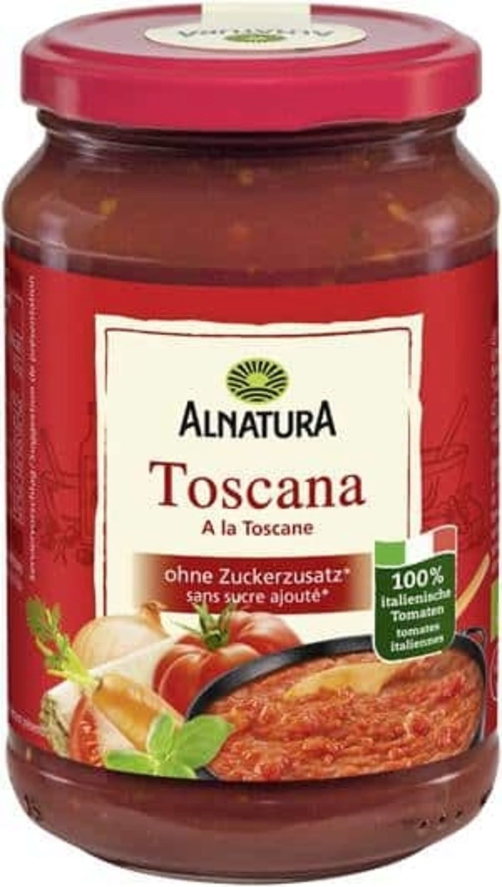 Alnatura Bio rajčatová omáčka Toscana 325 ml Piccantino Česká republika