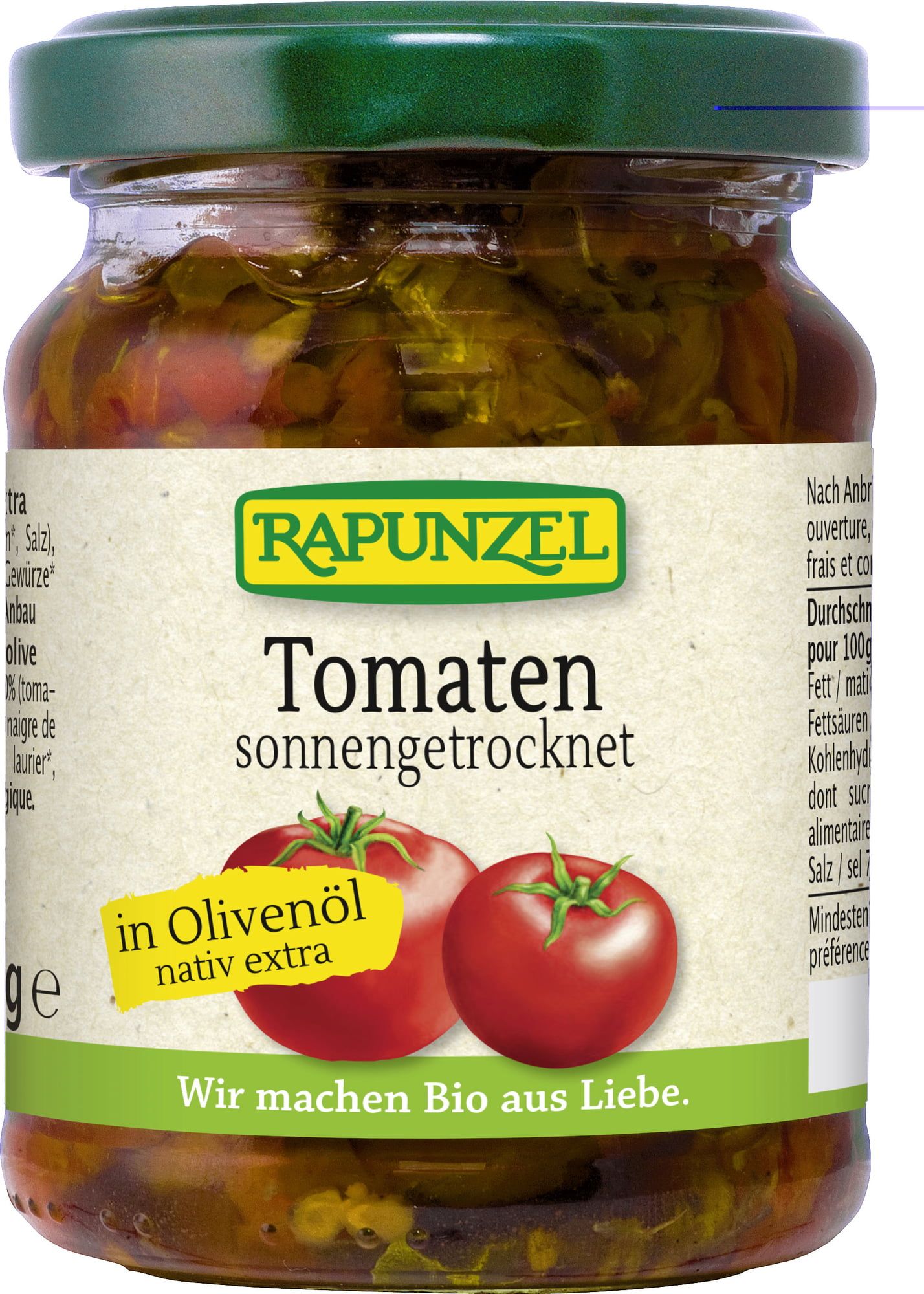 Rapunzel Biologische Gedroogde Tomaten In Olijfolie Aromatisch En