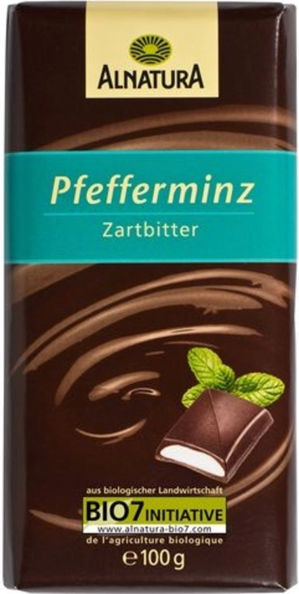 Alnatura Chocolat Noir à la Menthe Bio 100 g Boutique en ligne