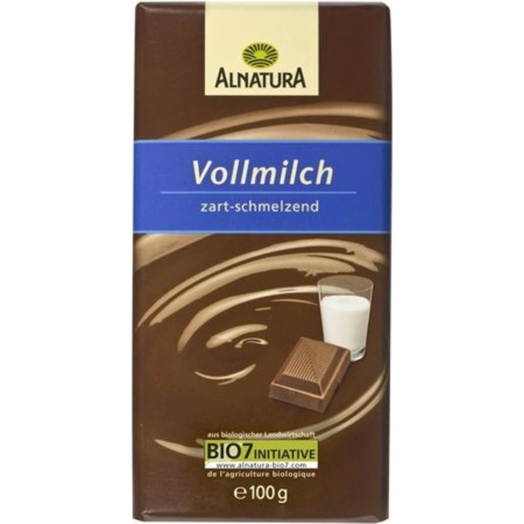 Alnatura Organic Whole Milk Chocolate 100 G Piccantino Online Shop