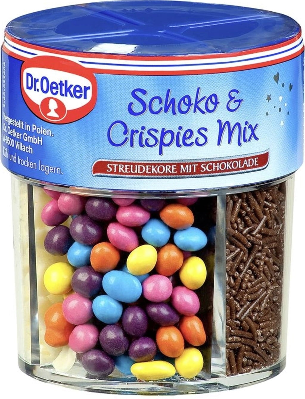 Dr Oetker Csokoládé és Crispies Mix dekor 73 g Piccantino Online Shop