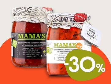 30% korting op MAMA'S Salsas! 🌶️