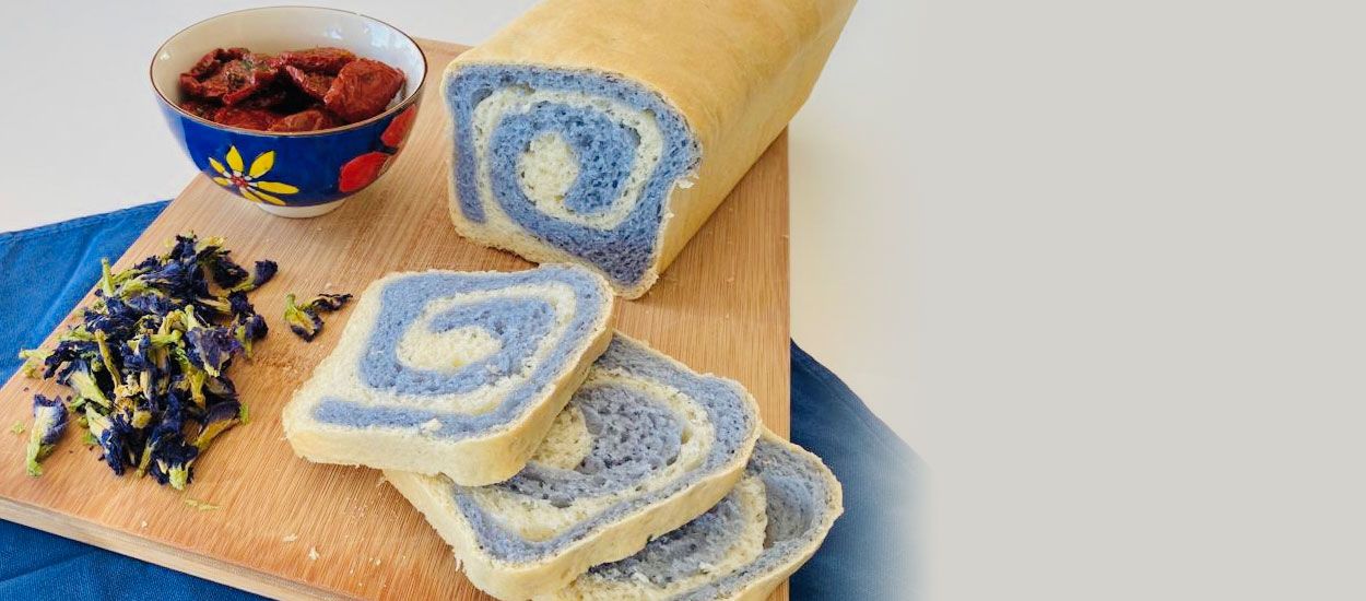 Przepis na: włoski, niebieski chleb