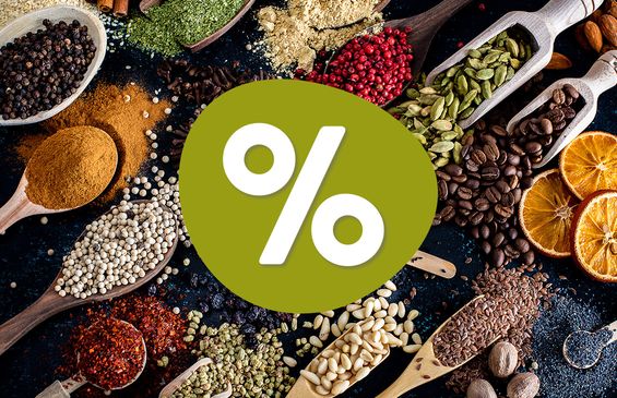 Akár -30% a fűszerekre és fűszernövényekre