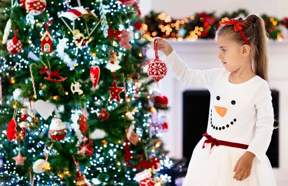 Dolci decorazioni per l'albero di Natale