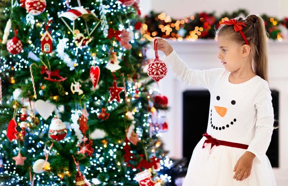 Dulces adornos para el árbol de Navidad