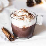 Drinkchocolade, warme chocolademelk en cacao