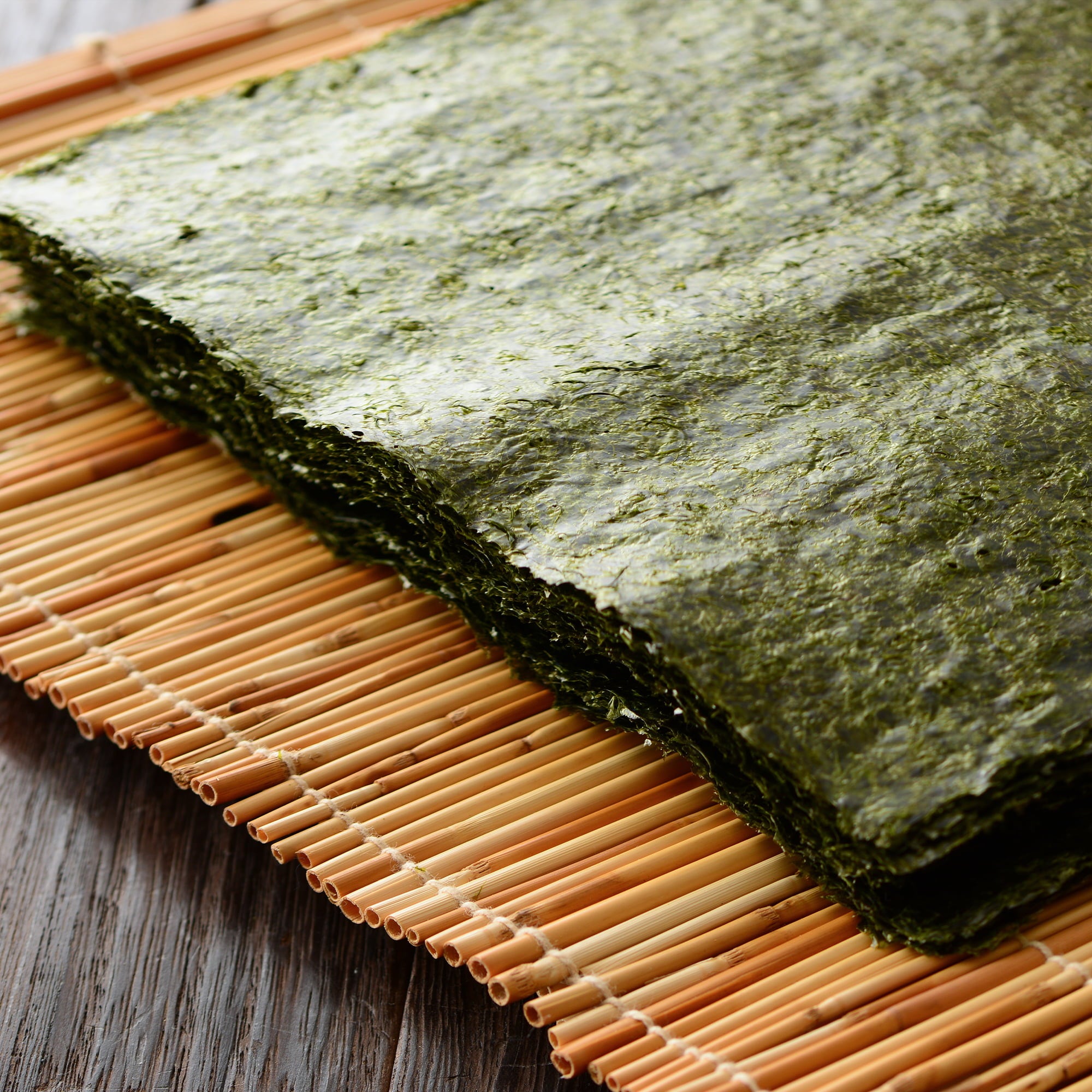 Hojas de alga y nori para platos de inspiración asiática