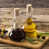 Een heerlijke dressing met olie en azijn