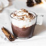 Chocoladedrank, warme chocolademelk en cacao