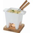 Boska Zestaw do fondue Tapas, 0,3 L, biały