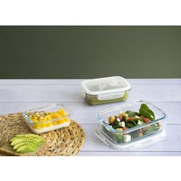 Food Storage Containers, Set of 3 Rectangular - 1 Set