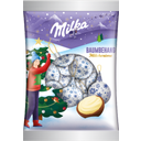 Kulki do zawieszenia na choinkę z kremem mlecznym - Srebrny