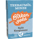 Birkengold Natur Kaugummi Teebaumöl-Minze - 28 g