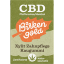 CBD žvýkačky s mátou peprnou/mentolem a xylitolem – pro péči o zuby - 28 g