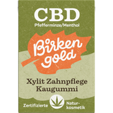 CBD žvýkačky s mátou peprnou/mentolem a xylitolem – pro péči o zuby