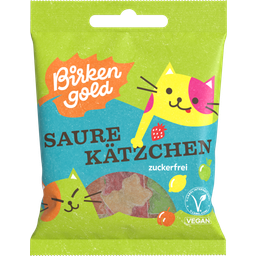 Birkengold Sour Gummies - Kittens - 50 g