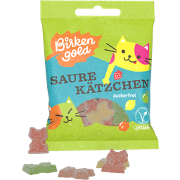 Birkengold Sour Gummies - Kittens - 50 g