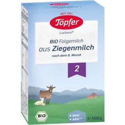 Töpfer Bio Folgemilch aus Ziegenmilch 2 - 400 g