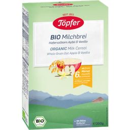 Bio Milchbrei Hafervollkorn Apfel & Vanille - 200 g