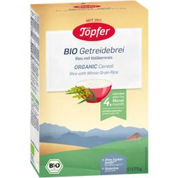 Töpfer Pappa di Cereali Bio - Riso Integrale - 175 g