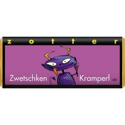 Zotter Schokoladen Krampus con Ciruela Bio - 70 g