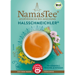 TEEKANNE Organic NamasTee - Throat Relief - 15 čajových sáčků