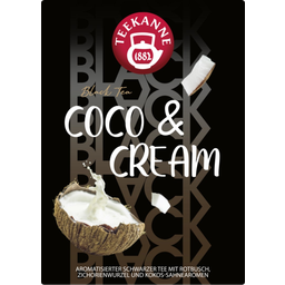 TEEKANNE Té Negro de Coco y Nata - 15 bolsitas de té