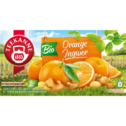 TEEKANNE Früchtegarten Bio - Orange & Gingembre - 18 sachets de thé