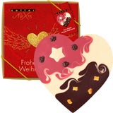 Zotter Schokoladen Hjärta Vegansk Hallon Vit Mörk