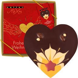 Organic MiXing - Dark Chocolate Heart with Fruit Star