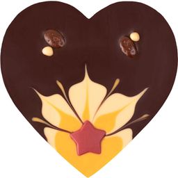 Cœur Chocolat Noir + Étoile de Fruits Bio