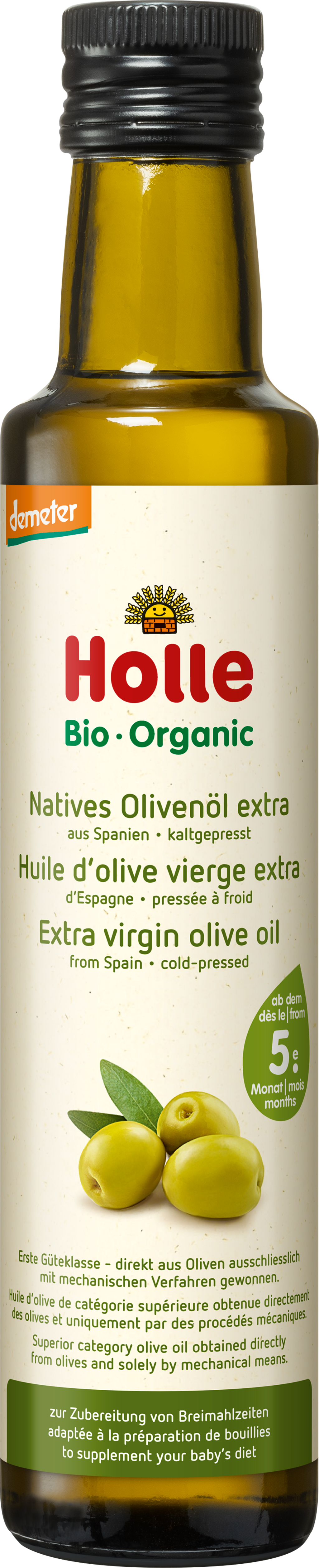 Holle Olio Extra Vergine d'Oliva Demeter