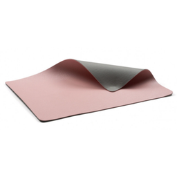 Bitz Placemats, Set of 4 - Grey/Light Pink