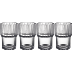 Bitz Koffie Glas Kusintha, Set van 4 - Helder