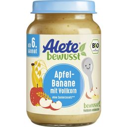 Organic Baby Food Jar - Apple-Banana with Whole Grain - 190 g