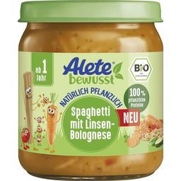 Organic Baby Food Jar - Spaghetti with Lentil Bolognese - 250 g