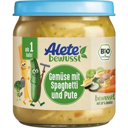 Alete Bio Gemüse mit Spaghetti und Bio-Pute - 250 g