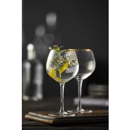 Gin Glas Palermo Gold 65 cl 4 Stück - 1 Set