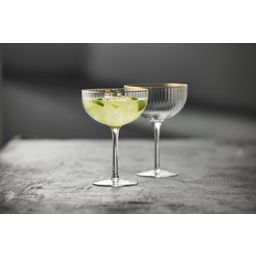 Cocktailglas Palermo Gold 31,5 cl 4 Stück - 1 Set