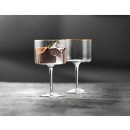 Gin & tonic Glas Palermo Gold 45 cl 4 Stück - 1 Set