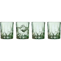 Lyngby Glas Verre à Whisky Sorrento 32 cl - Lot de 4 - Vert