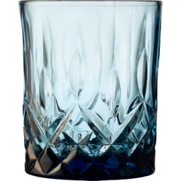 Lyngby Glas Verre à Whisky Sorrento 32 cl - Lot de 4 - Bleu