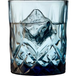 Lyngby Glas Verre à Whisky Sorrento 32 cl - Lot de 4 - Bleu