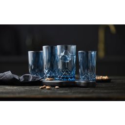 Lyngby Glas Highball Sorrento 38 cl 4 Stück - Blau