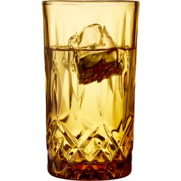 Lyngby Glas Highball Sorrento 38 cl 4 Stück - Amber