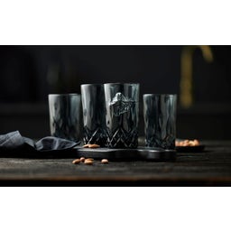 Lyngby Glas Verre Highball Sorrento 38 cl - Lot de 4 - Fumée