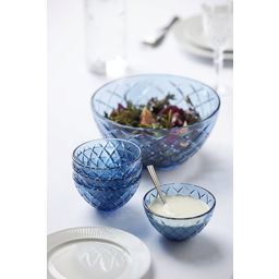 Lyngby Glas Schale Sorrento 12 cm 4 Stück - Blau