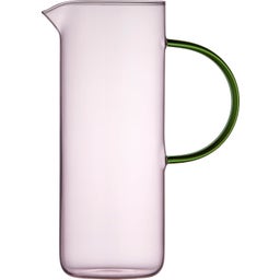Lyngby Glas Szklany dzbanek Torino, 1,1 litra - różowy/zielony