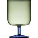 Torino Wine Glass 30 cl, 2 pieces - Green/Blue